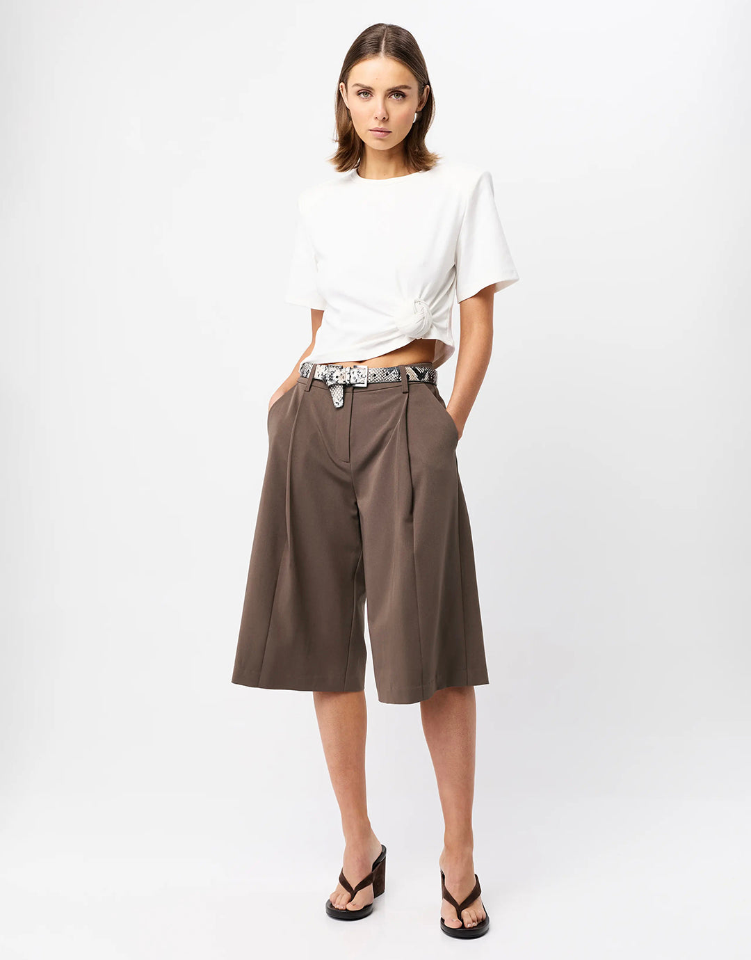 Tied & True Top - White by Mossman - view 3