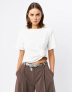 Tied & True Top - White by Mossman - view 5