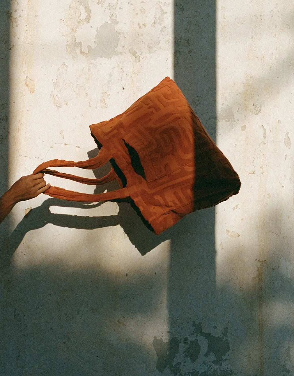 Towelling Beach Bag - Kin Clay