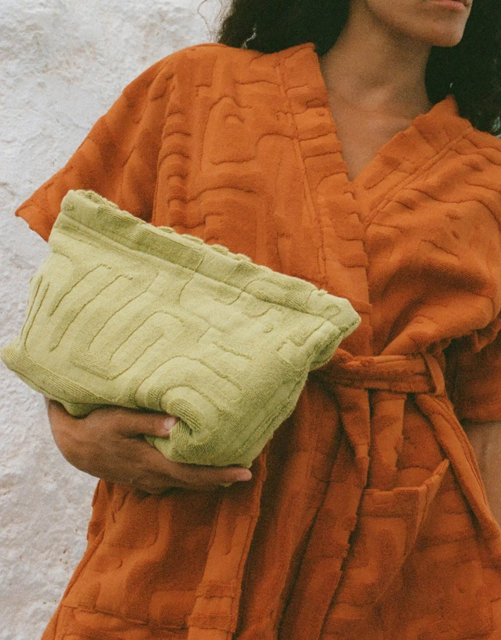 Towelling Pouch - Kin Aloe