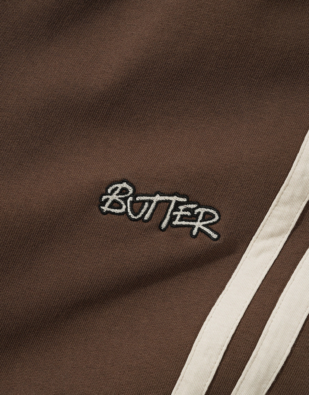 Tunnel Trackpants - Chocolate / Beige by Butter Goods - view 3