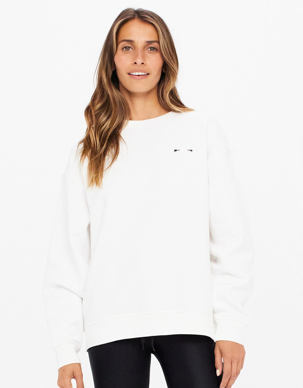 Saturn Arrow Sweater - White