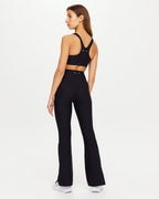 Peached Florence Flare Pants - Black by The Upside - view 4