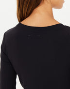 Tammy Long Sleeve Top - Black by The Upside - view 5