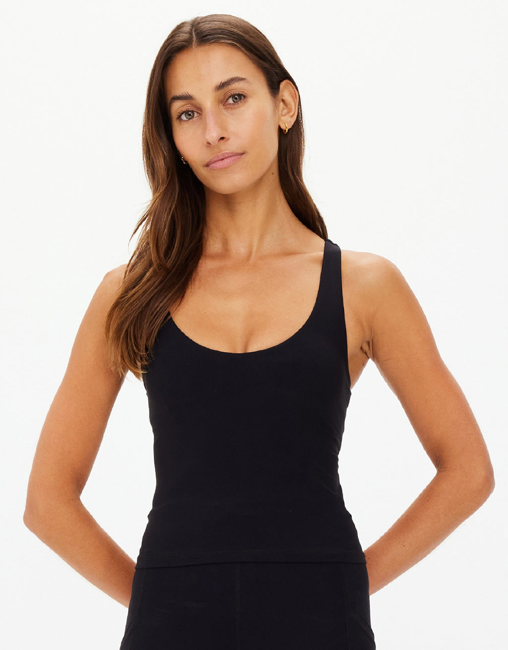Peached Laurie Tank Top - Black