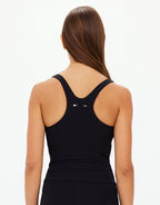 Peached Laurie Tank Top - Black by The Upside - view 2