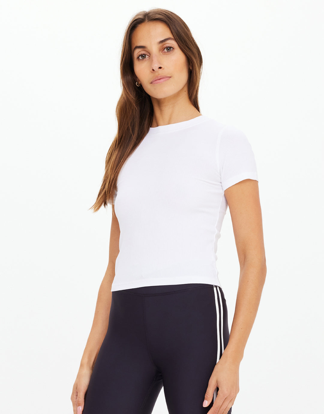 Shelter Fitted Tee - White by The Upside