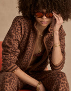 Malawi Margot Knit Jacket - Leopard by The Upside - view 6