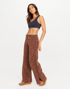 Malawi Tia Knit Pant - Leopard by The Upside