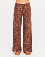Malawi Tia Knit Pant - Leopard by The Upside - view 2