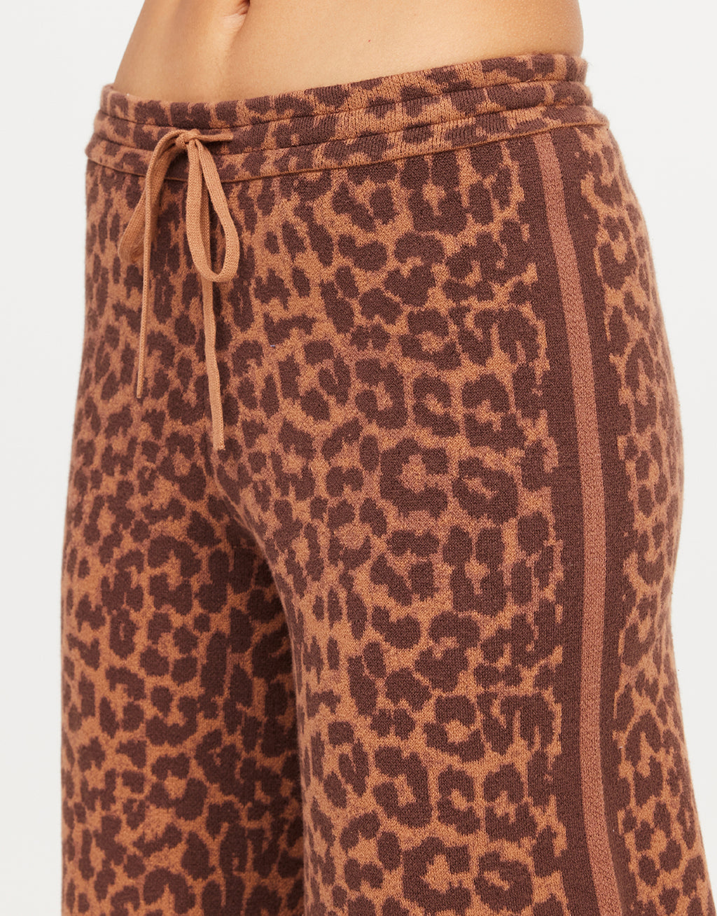 Malawi Tia Knit Pant - Leopard by The Upside - view 5