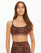 Malawi Badu Crossback Bra - Leopard by The Upside - view 2