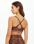 Malawi Badu Crossback Bra - Leopard by The Upside - view 3