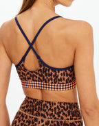 Malawi Badu Crossback Bra - Leopard by The Upside - view 5