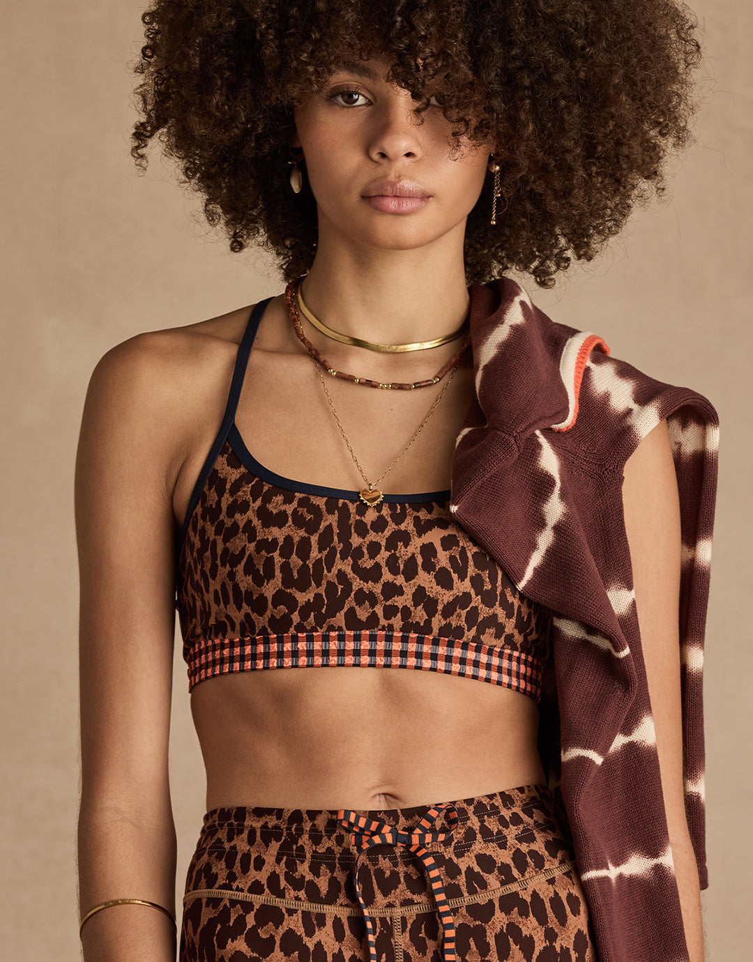 Malawi Badu Crossback Bra - Leopard by The Upside