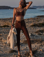 Malawi 25IN Midi Pant - Leopard by The Upside - view 6