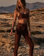 Malawi 25IN Midi Pant - Leopard by The Upside - view 7