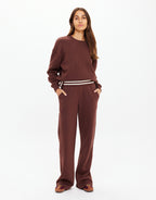 Toluca Willow Wide Leg Pant - Cocoa by The Upside - view 2
