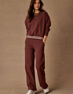 Toluca Willow Wide Leg Pant - Cocoa by The Upside - view 6
