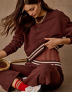 Toluca Willow Wide Leg Pant - Cocoa by The Upside - view 7
