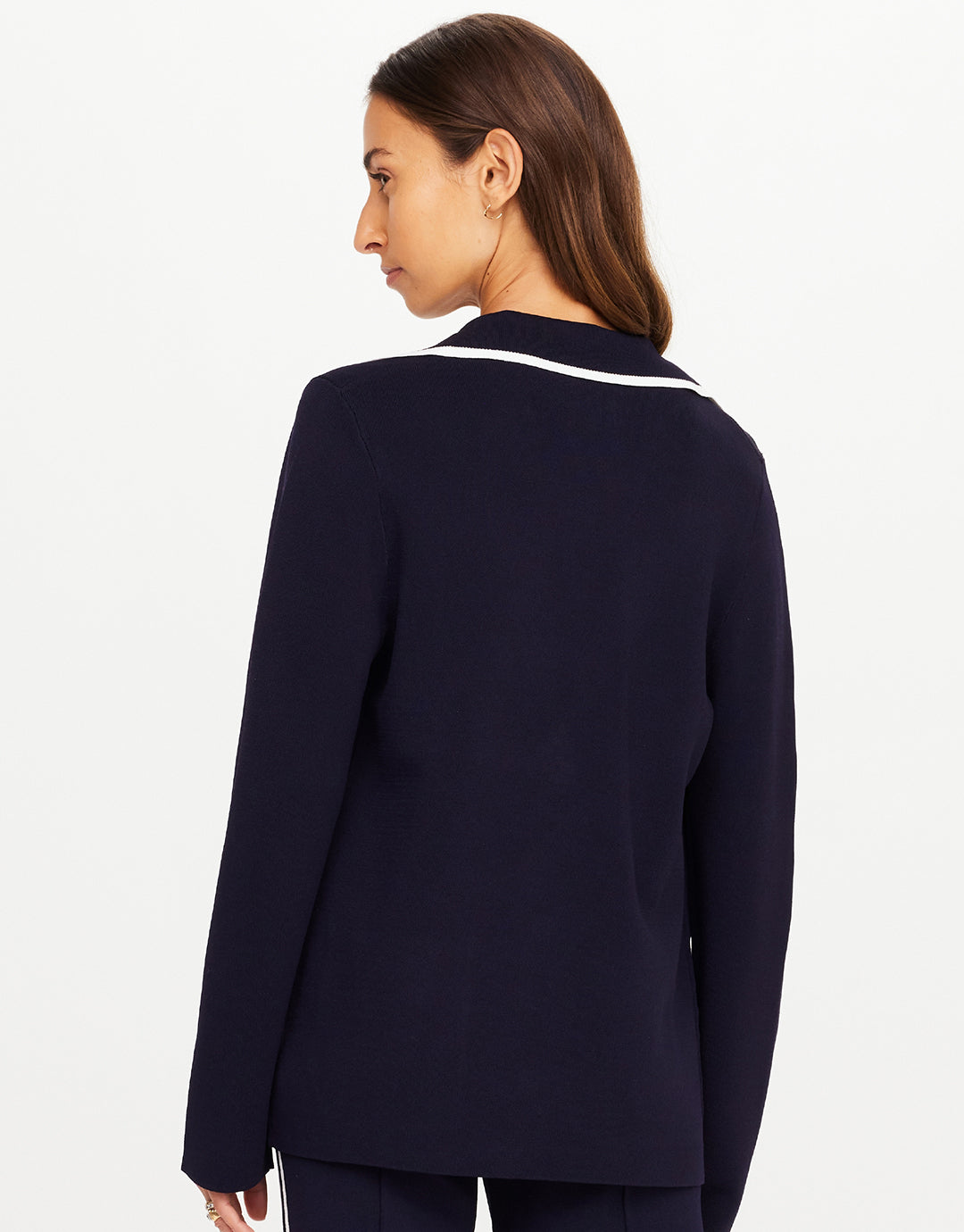 Monte Carlo Alix Knit Blazer - Navy by The Upside - view 5