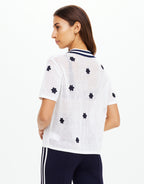 Piazza Koa Knit Shirt - White by The Upside - view 4