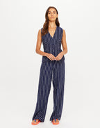 Belize Charli Drawstring Pant - Stripe by The Upside - view 2