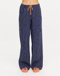 Belize Charli Drawstring Pant - Stripe by The Upside