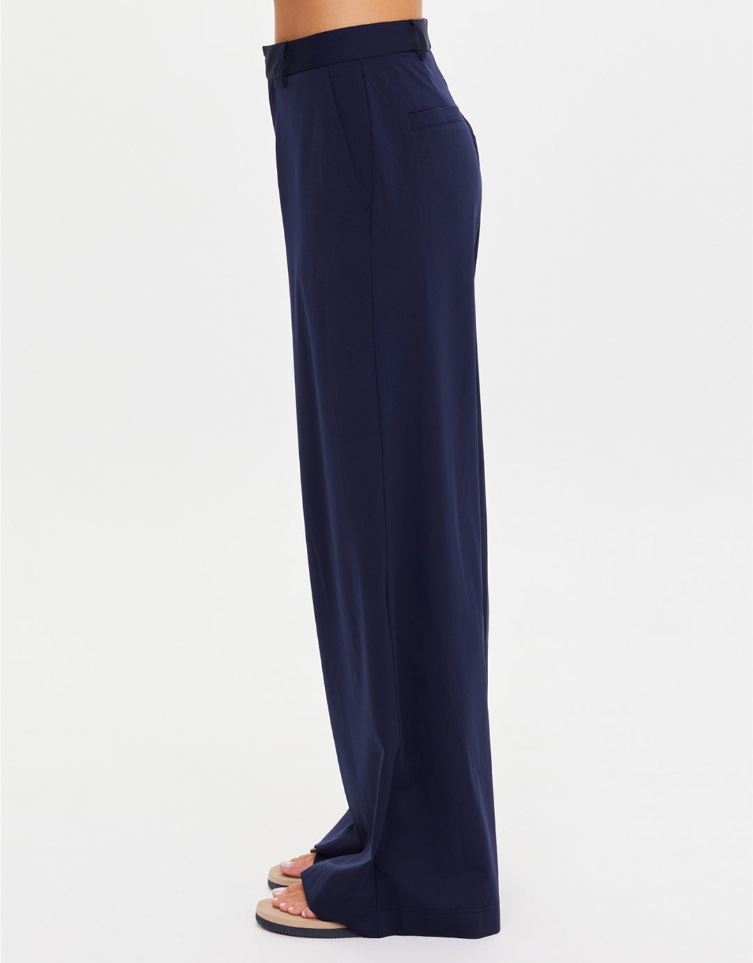 Mira Wide Leg Pants - Navy