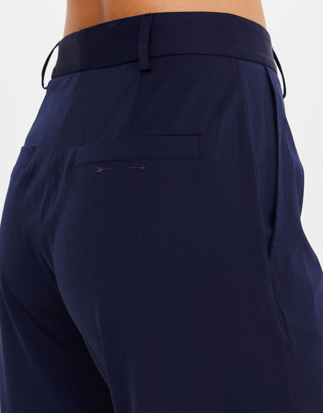 Mira Wide Leg Pants - Navy