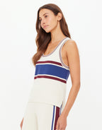 Adesa Vilde Knit Tank Top - Creme by The Upside - view 4