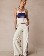 Adesa Vilde Knit Tank Top - Creme by The Upside - view 7