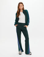 Maneki Petra Flare Pants - Racing Green by The Upside - view 3