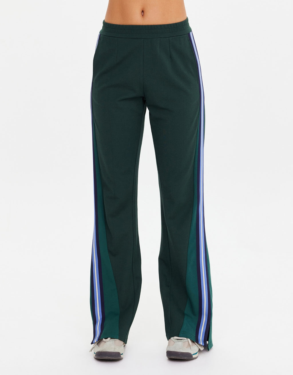 Maneki Petra Flare Pants - Racing Green