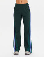 Maneki Petra Flare Pants - Racing Green by The Upside - view 2