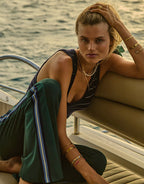 Maneki Petra Flare Pants - Racing Green by The Upside - view 8