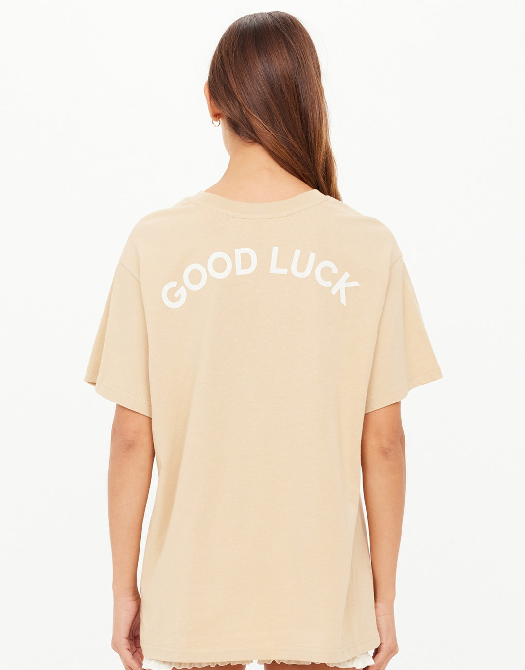 Good Luck Sammi T-Shirt - Latte