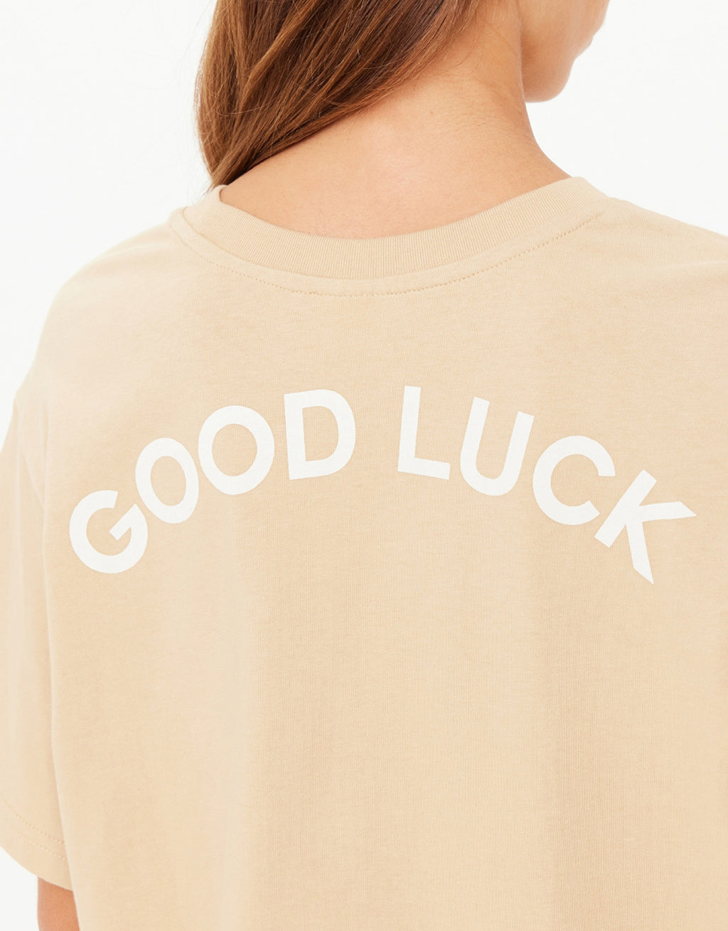 Good Luck Sammi T-Shirt - Latte