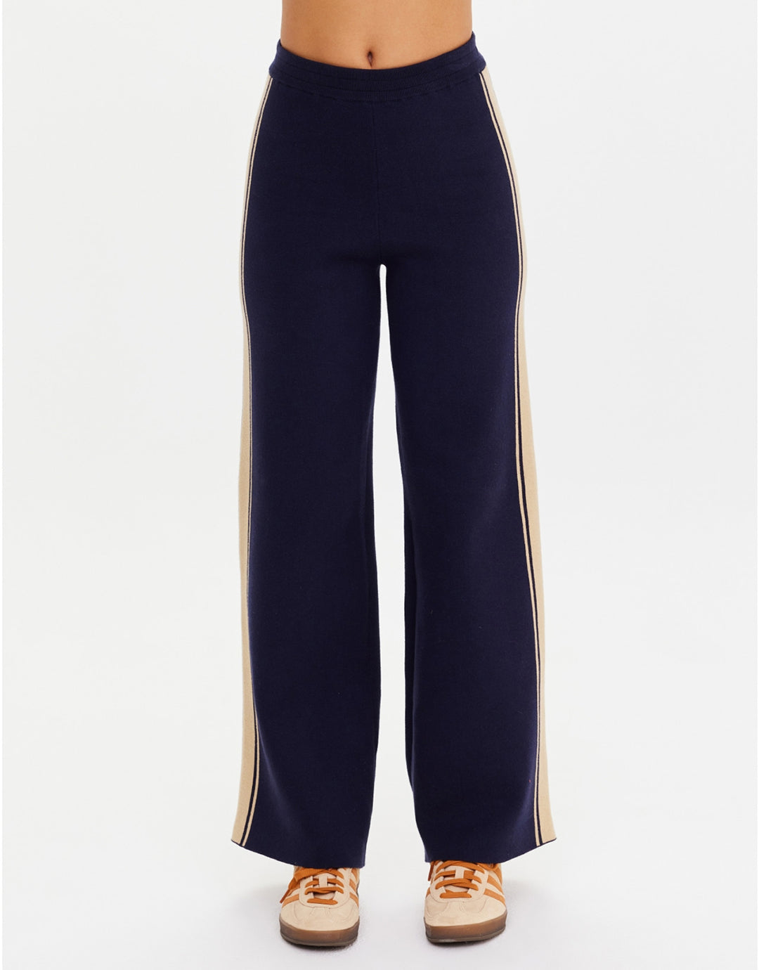Cosmo Freya Knit Pants - Navy