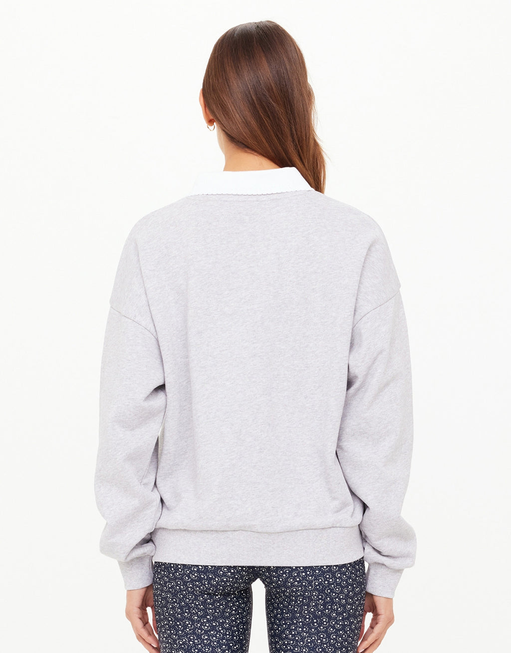 Pascal Collared Crew - Grey Marle