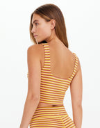 Naxos Elyse Crop Top - Stripe by The Upside - view 2