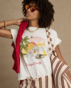 Feeling Lucky Jodhi T-Shirt - Creme by The Upside - view 2