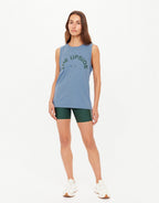 Jeet Tank Top - Denim by The Upside - view 2