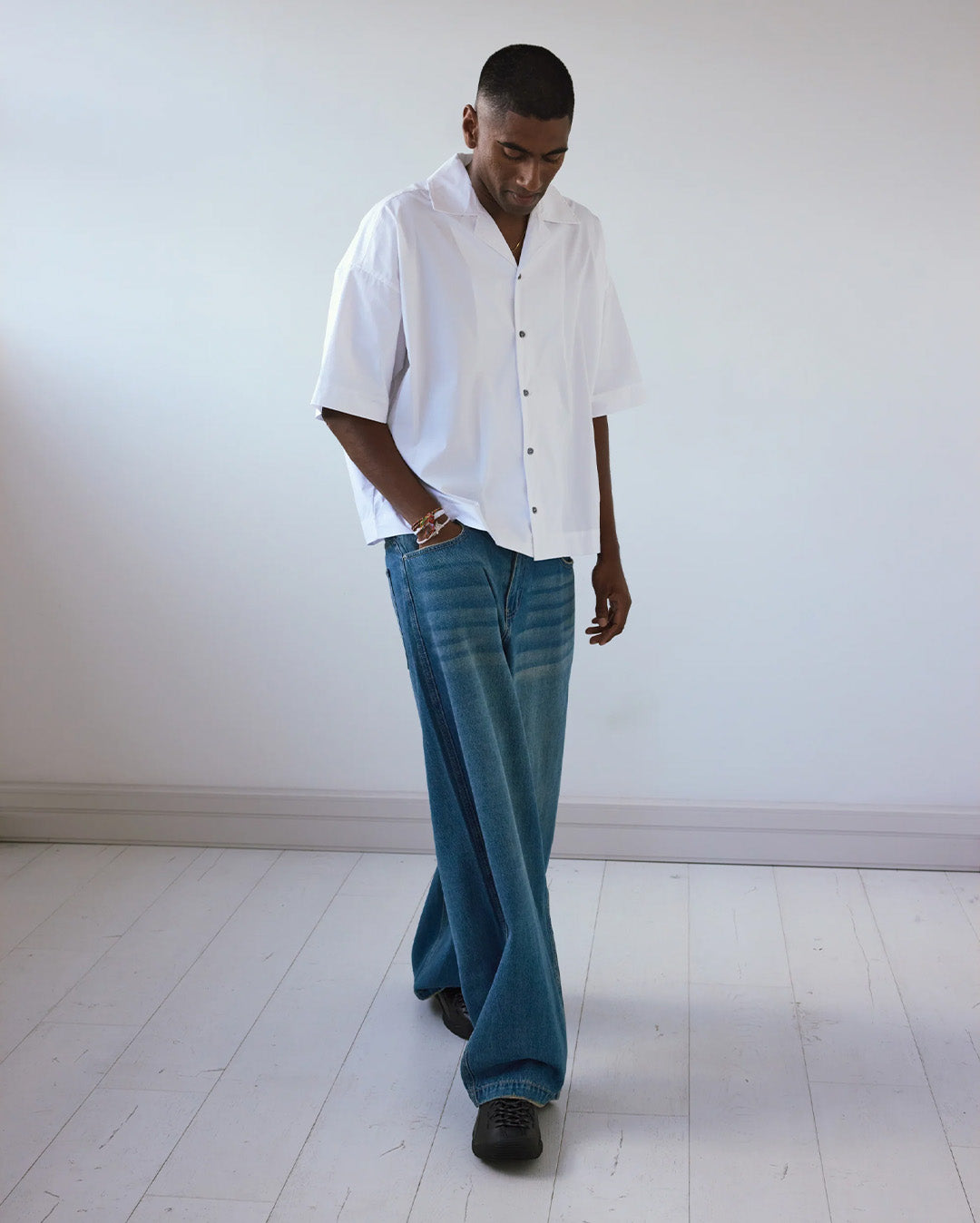 Puddle Jeans - Blue Wash by Checks Downtown - view 3