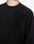 Windblocker Long Sleeve Crew - Black by Fantl Sport - view 6