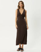 Focus Seersucker Maxi Dress by Afends