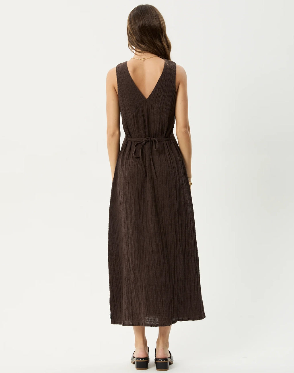 Focus Seersucker Maxi Dress