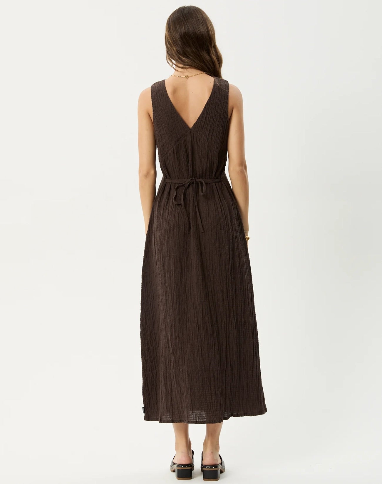 Focus Seersucker Maxi Dress
