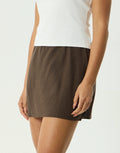 Lilo Mini Skirt - Coffee by Afends