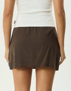 Lilo Mini Skirt - Coffee by Afends - view 5